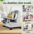 thumbnail image 5 of Meat Slicer, Electric Food Slicer with 2 Removable Stainless Steel Blades, Child Lock Protection, Adjustable Thickness, for Deli Cheese Bread, 5 of 9