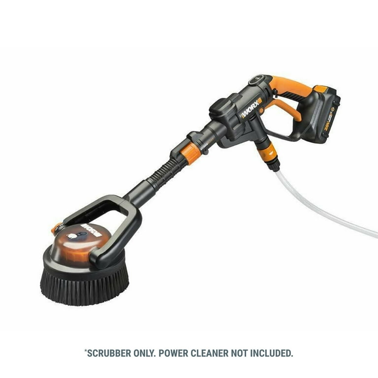 Worx WA1821 Adjustable Outdoor Power Scrubber (Hard Bristles