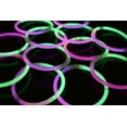 thumbnail image 2 of DirectGlow 200ct Bicolor Green/Pink Glow Stick Bracelets Glow in The Dark Party Favors, 2 of 8