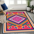 thumbnail image 2 of 1PC Geometric Pattern Area Rug Local Rug, Lightweight Washable Easy-to-Clean Carpet Mat Festival Gift, Suitable for Living Room, Bedroom, Dining Room, Office, Balcony, Room Accessories, 2 of 10