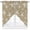Khaki, Sand, White, variant on Beige Coastal Starfish Swag Curtains Valance For Kitchen Windows, Nautical Summer Beach Ocean Rustic Wide Rod Pocket Curtain Drapes, Bathroom Living Room Light Filtering Drapery Panels, 56"W x 36"H