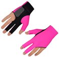 thumbnail image 5 of Anti -slip 3 dedos guante elástico guante de billar elástico guante de billar transpirable - tamaño l (rosado), 5 of 5