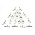 thumbnail image 2 of 10 Sets Toggle Broches con 25Pcs Colgantes de Aleación Plata Charms Baby Shower Fabricación de Regalos, 2 of 9