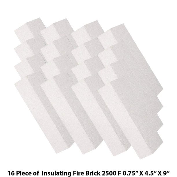 2 Lbs Wet Mortar Soft Fire Bricks for Forge Jewelry Soldering Block Garden – Pack of 9 Bricks 2500F Rated 1.5 Inch x 4.5 Inch x 9 Inches SIMOND STORE Insulating Fire Bricks