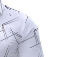 thumbnail image 5 of Yongwang Mens Big and Tall Print Dress Shirts Lapel Collar Button Down Shirt Fashion Business Casual Long Sleeve Shirt, 5 of 5