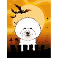 thumbnail image 1 of Halloween Bichon Frise Flag Garden Size, 1 of 1