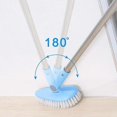 thumbnail image 2 of Rotating Cleaning Brush for Bathroom, Tub & Shower, Tile & Grout - 2.5" Wide - 14" Long - Indoor Handle & Kitchen Cleaning Brush, 2 of 5