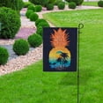 thumbnail image 5 of SKYSONIC Garden Flag Surf Pineapple Double-Sided Printed Garden House Sports Flag 12x18in Polyester Decorative Flags for Courtyard Garden Flowerpot, 5 of 7