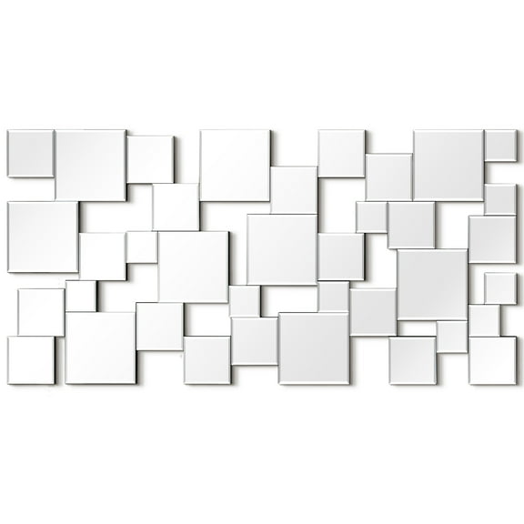 Empire Art Direct Elegant Mirror Cluster Wall Mirror, 24" x 48", Ready to Hang