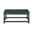 thumbnail image 4 of WestinTrends Malibu 3-Pieces Outdoor Table Set, Includes 1 Coffee Table and 2 Side Table, All Weather Poly Lumber Adirondack Patio Furniture Set, Dark Green, 4 of 10