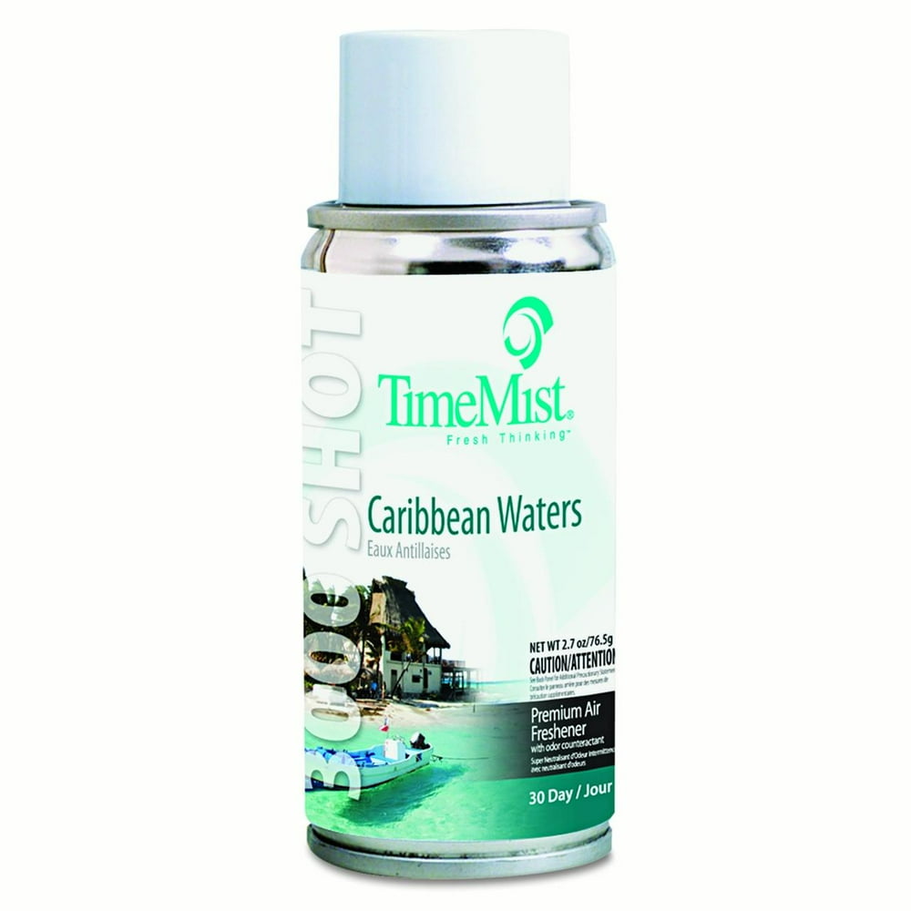 TimeMist Fresh Thinking Air Freshener Refill, Caribbean Waters, 3 Oz