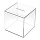 thumbnail image 5 of Alcancía transparente acrílica, caja de billetes de arte, caja de ahorro de dinero creativa transparente para barra, estantería, sala de estar, mesa, 18cmx18cmx18cm Sunnimix Hucha transparente, 5 of 7