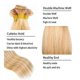 thumbnail image 3 of Hair Bundles Raivide P27613 Highlight Straight 613 Blonde, 3 of 6