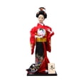 thumbnail image 1 of Muñeca kimono de geisha japonesa, estatua asiática, estatuilla de dama, decorativa, coleccionable Estilo A, 1 of 9