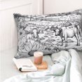 thumbnail image 4 of Kdxio Cotton Pillow Cases 20"x30" Pillowcases,Soft and Breathable Bedroom Pillow Cases-Country Farm Scene-No Pillow Core, 4 of 5
