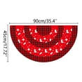 thumbnail image 3 of NSESSHome Merry Christmas Fan Flag Santa Claus Patch Bunting Flag Christmas Snowman Half Fan Banner Xmas Party Decoration, 3 of 5
