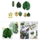thumbnail image 5 of 60 unids / set hojas de palmera artificiales hojas con tallos para arreglos con tema de playa, 5 of 6