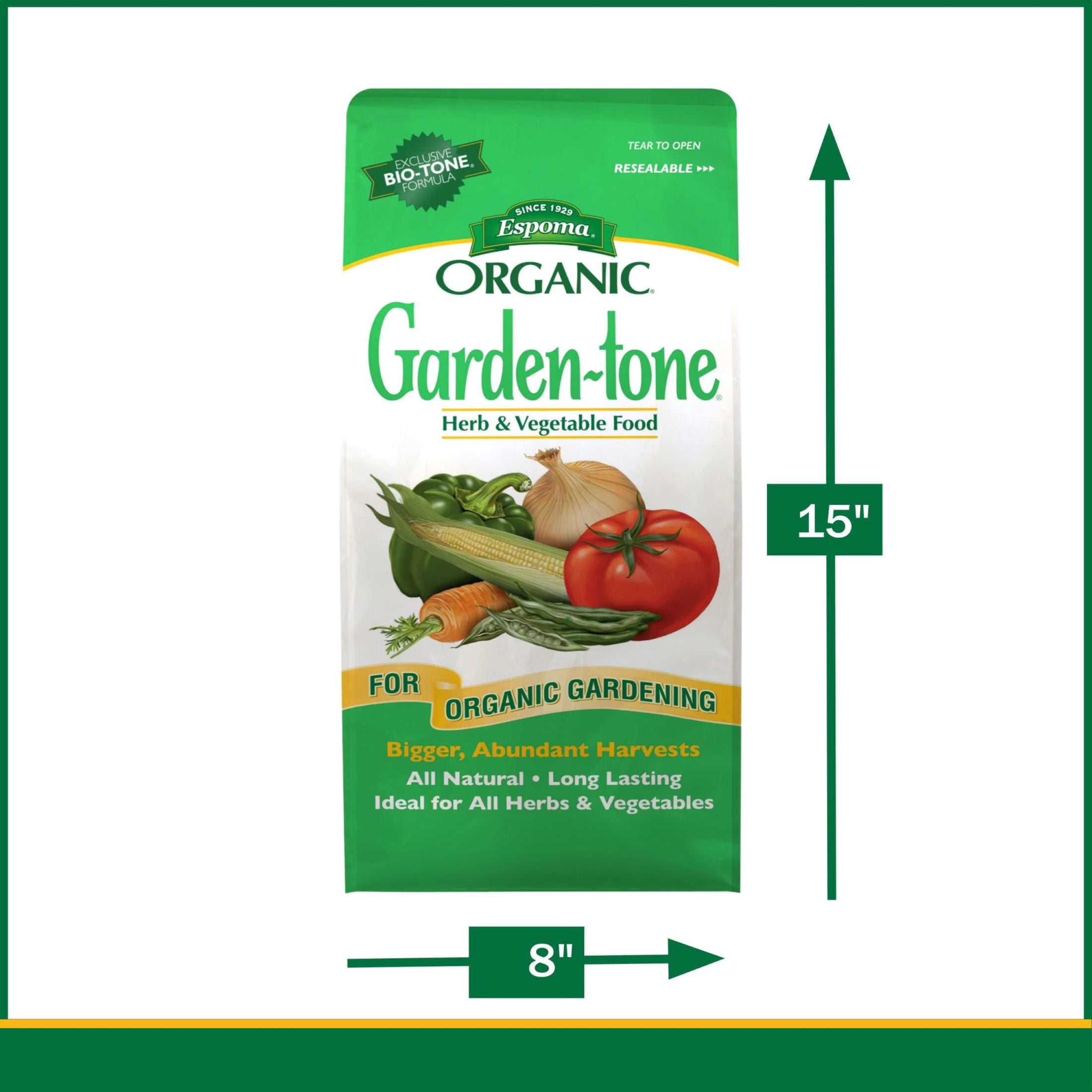 Espoma Organic Garden-tone 3-4-4 - 8lb