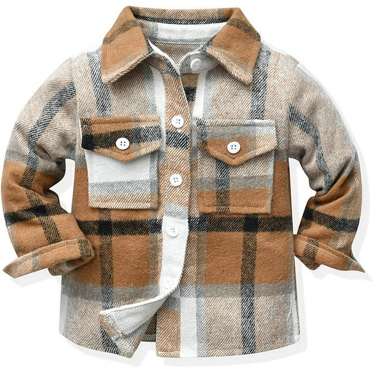 WE Fashion flanellen regular fit overhemd sesame