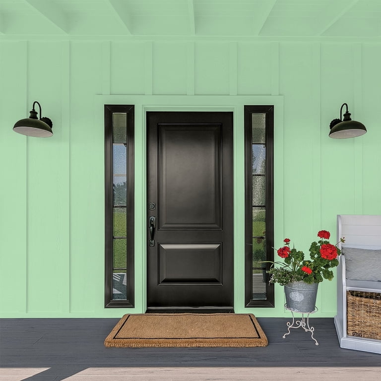 Glidden One Coat French Market / Green Flat Exterior Paint with