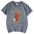thumbnail image 4 of YUEHUA Kids' Walk for Peace Alaska Vintage T-Shirt, Boys' Casual Short Sleeve Tee, Retro Scenic Graphic Print Top for Travel, 4 of 5