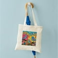 thumbnail image 4 of CafePress - Three Little Birds On The Hill - Unisex Canvas Tote Bag, Beige, 1-Piece, 4 of 6