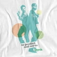 thumbnail image 2 of Psych T-Shirt Predict And Serve Unisex Graphic Tee For Men & Women, 2 of 7