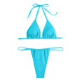 thumbnail image 3 of Fulorrnie Women's Triangle Thong Bikini Sets for Women Swimsuits Bathing Suits Swimwear, 3 of 4