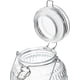 thumbnail image 3 of Dispensador de bebidas de vidrio de 1 galón con tapa y grifo - Jarra de jugo de boca ancha a prueba de fugas - Dispensador de bebidas vintage para fiestas, bodas, picnic, 3 of 7