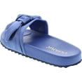 thumbnail image 3 of Liliana Nomi-7 Women Flip Flop Bow Satin Slide Slip On Flat Sandal Shoe Slipper Blue, 3 of 7