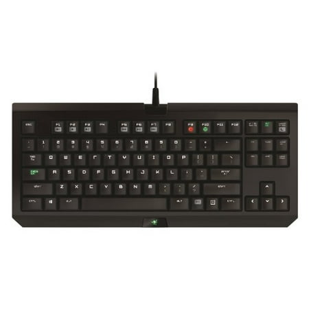 Razer BlackWidow Tournament Edition, Clicky Essential Mechanical Gaming Keyboard , Compact Layout - Razer Green