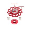 thumbnail image 2 of Lixada MTB Road Bike Ceramic Pulley 7075 Aluminum Alloy Rear Derailleur 11T Guide Cycle Ceramics Bearing Jockey Wheel, 2 of 4