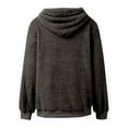 thumbnail image 5 of Boys Girls Sweatshirt with Dog Pouch Fuzzy Pet Sling Hoodie Long Sleeve Dog Pocket Hoodie Fall Clothes 5-6 Years, 5 of 6