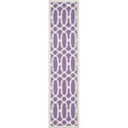 thumbnail image 4 of SAFAVIEH Newport NPT434B Hand-hooked Purple / White Rug, 4 of 8
