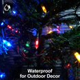 thumbnail image 4 of LOENDE Christmas Lights, LED String Light 34ft 100 LED Christmas Lights with Timer & 8 Modes, Battery Operated String Light, Multi-color, 4 of 6