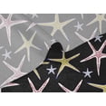 thumbnail image 6 of oneOone Velvet Black Fabric Starfish Sewing Fabric By The Yard Printed Diy Clothing Sewing Supplies 58 Inch Wide-2M, 6 of 7