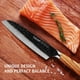 thumbnail image 5 of Cuchillo Santoku Hecef japonés de 7 pulgadas de acero de Damasco Forjado Ultraafilado, 5 of 9