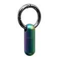 thumbnail image 3 of Portable Titanium Waterproof Keychain Pill Holder Container Durable Small Bottle colorful, 3 of 8