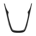 thumbnail image 2 of Steering Wheel Decor Cover Trim, Steering Wheel V Shape Panel Frame High Strength Carbon Fiber Style   Durable  For Car, 2 of 8