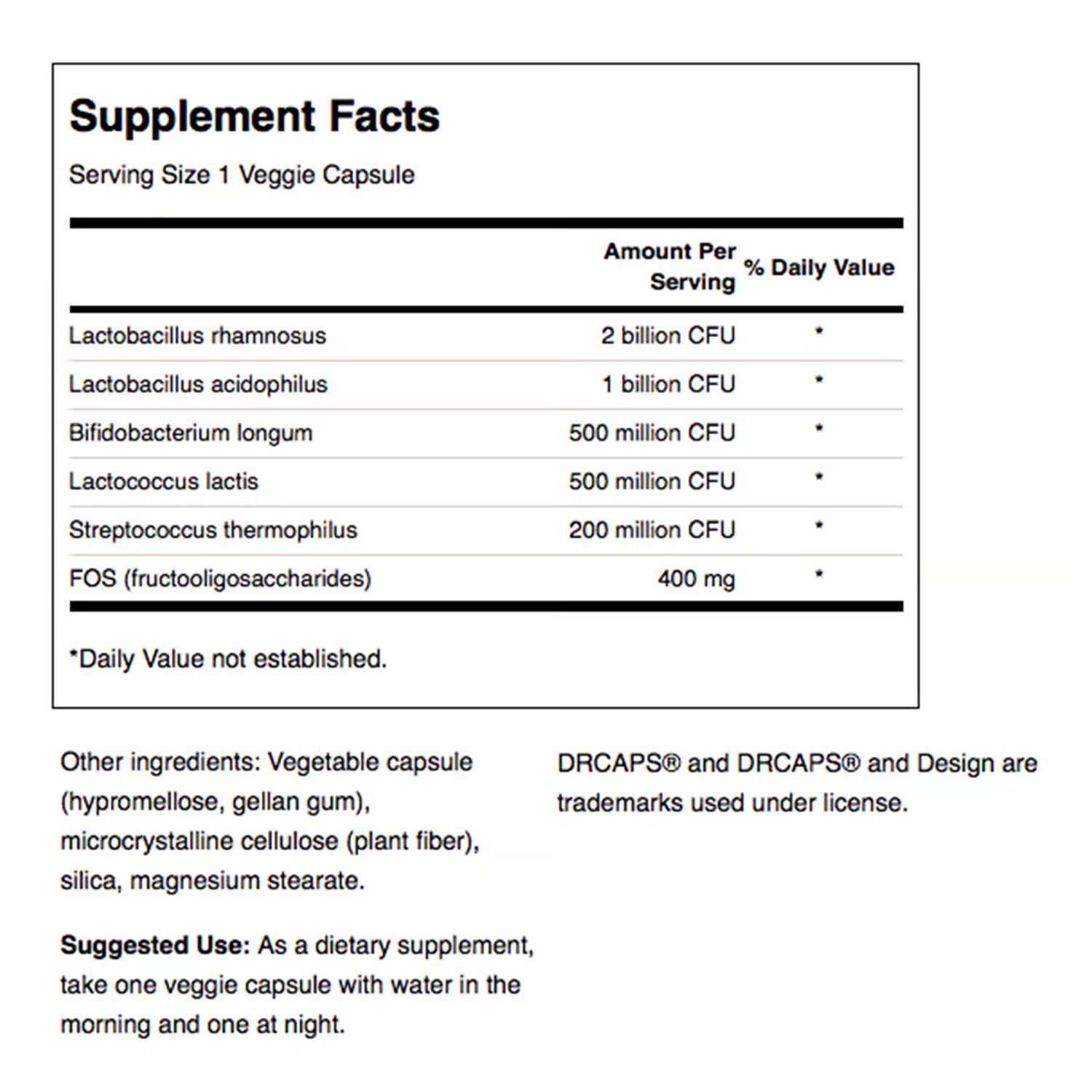 Swanson Probiotic Complex Vegetable Capsules, 4 Billion Cfu, 120 Count