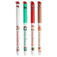 thumbnail image 2 of Pack of 4 Christmas Pens,Erasable Ballpoint Pen,Erasable Pens Christmas,Erasable Gel Pen,Kawaii Stationery for Office,Christmas, 2 of 9