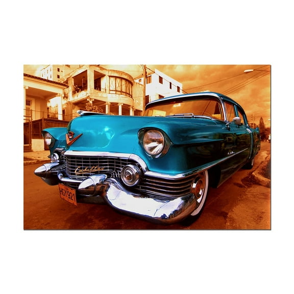'1955 Cadilac Coupe de Ville Sedan' Canvas Art