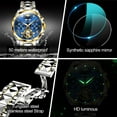thumbnail image 4 of OUPINKE Automatic Watches for Men Self Winding Diamond Skeleton Luxury Dress Mens Watch Sapphire Crystal Tungsten Steel Band Luminous Waterproof Reloj Para Hombre, Gifts for Men, 4 of 11
