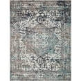 thumbnail image 3 of Unique Loom Medallion Richmond Rug Gray/Ivory 9' x 12' Rectangle Medallion Traditional Perfect For Living Room Bed Room Dining Room Office, 3 of 8