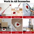 thumbnail image 5 of Spin Mop Replacement Set for O-Ceda EasyWring 1-Tank System, 16 Microfiber Mops Refills,1 Scrubber Head,1 Triangle Base,and(31-63in) Adjustable Handle Combo, 5 of 5