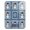 Smiling Snowmen Wearing Black Hats, variant on High Precision Digital Kitchen Scale Tempered Glass Food Scale Multifunction Scale Small Kitchen Appliances Vase and Fruit Pattern