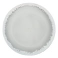 thumbnail image 2 of Crown Display Premium 8" 40 Ct. Clear Silver Scrathed Design Disposable Plastic Salad or Dessert Plates, 2 of 6