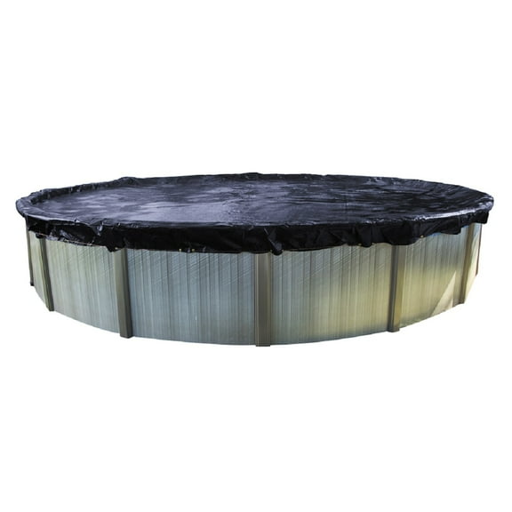 Swimline Deluxe Round Above Ground Pool Closing Leaf Net Cover 15' - Black