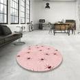thumbnail image 3 of Ahgly Company Indoor Rectangle Patterned Light Coral Pink Area Rugs, 4' x 6', 3 of 6