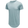 thumbnail image 1 of ameIAEA Men Athletic Workout Running Shirts Short Sleeve Crewneck Solid Color Casual Tee Tops, 1 of 3